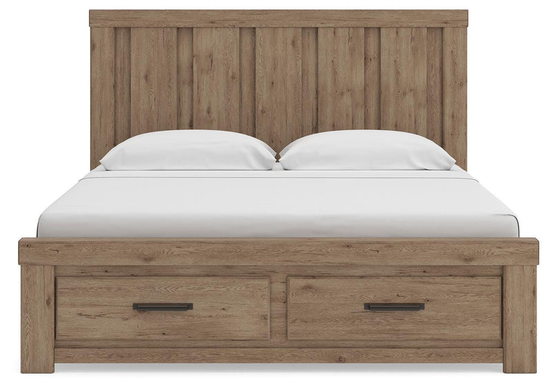 Oliandon King Panel Storage Bed