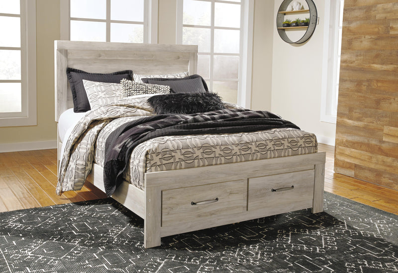 Bellaby Queen Panel Storage Bed, Dresser and Mirror