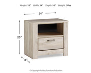 Bellaby King Panel Bed, Dresser, Mirror and 2 Nightstands