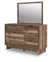 Chirason Twin Panel Platform Bed, Dresser and Mirror