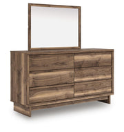 Chirason Queen Panel Bed, Dresser and Mirror