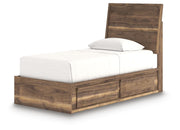 Chirason Twin Panel Bed with Storage