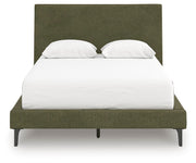 Chirason Full Upholstered Bed, Dresser and Mirror