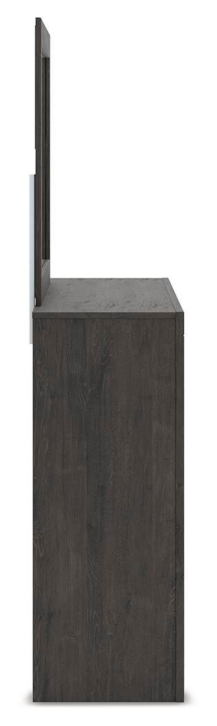 Fraluna Queen Panel Storage Bed, Dresser and Mirror