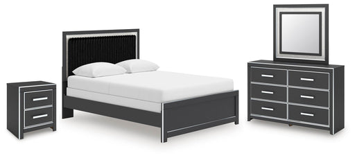 Zuraleus Queen Panel Bed, Dresser, Mirror and Nightstand