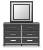 Zuraleus Queen Upholstered Bed, Dresser, Mirror and Nightstand