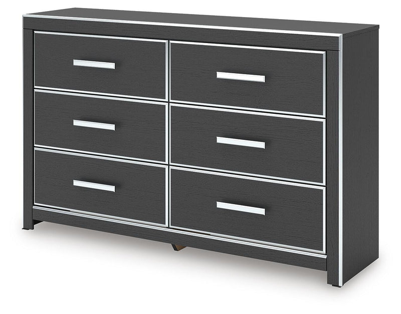 Zuraleus Queen Upholstered Bed, Dresser and Nightstand