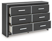 Zuraleus Queen Upholstered Bed, Dresser and Nightstand