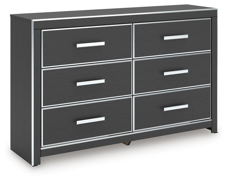 Zuraleus Queen Upholstered Bed, Dresser and Nightstand