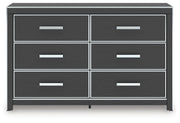 Zuraleus Queen Upholstered Bed, Dresser and Nightstand