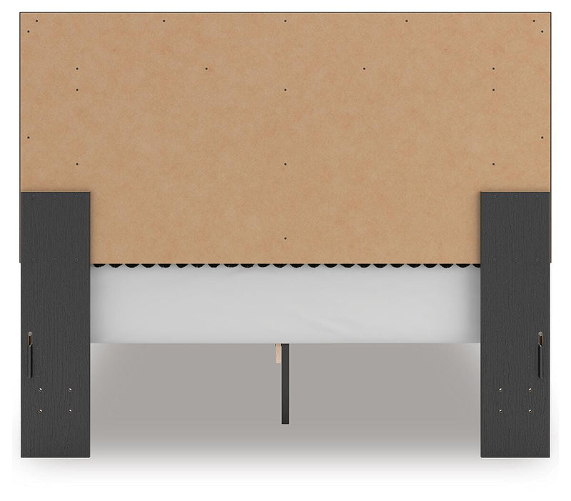 Zuraleus Queen Upholstered Panel Platform Bed