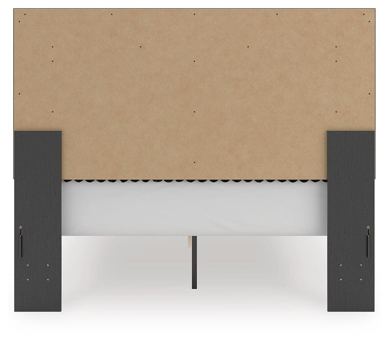 Zuraleus Queen Upholstered Panel Platform Storage Bed