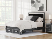Zuraleus Queen Upholstered Panel Platform Storage Bed