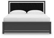 Zuraleus King Panel Bed, Dresser, Mirror and Nightstand