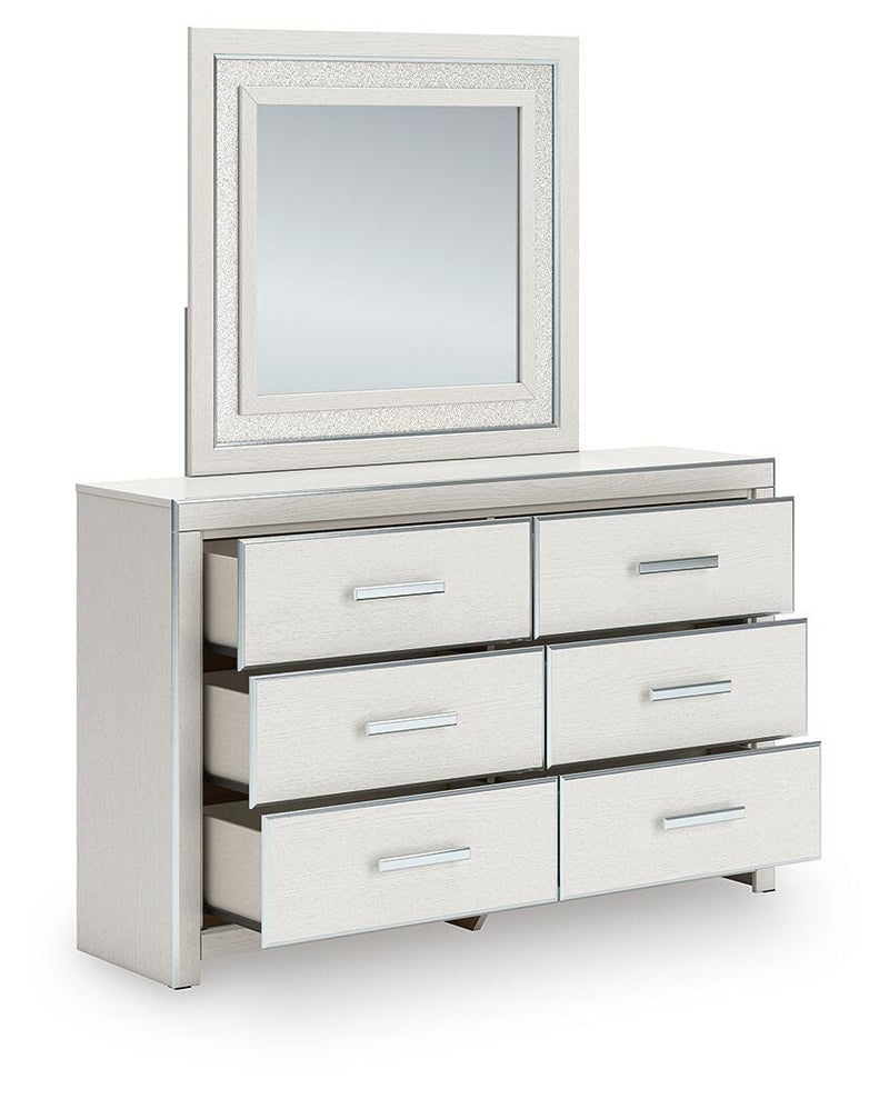 Zuraleus Queen Storage Bed, Dresser, Mirror and Nightstand