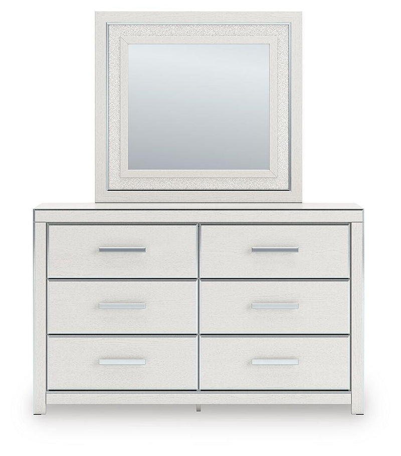 Zuraleus Queen Storage Bed, Dresser, Mirror and Nightstand