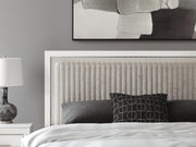 Zuraleus King Upholstered Panel Platform Storage Bed