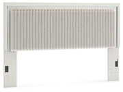 Zuraleus King Upholstered Panel Headboard