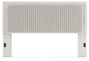 Zuraleus King Upholstered Panel Headboard