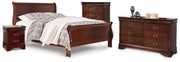 Alisdair Queen Sleigh Bed, Dresser, Chest and Nightstand