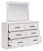 Cayboni King Panel Bed, Dresser, Mirror and Chest