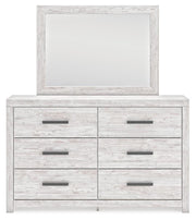 Cayboni King Panel Bed, Dresser, Mirror, Chest and 2 Nightstands