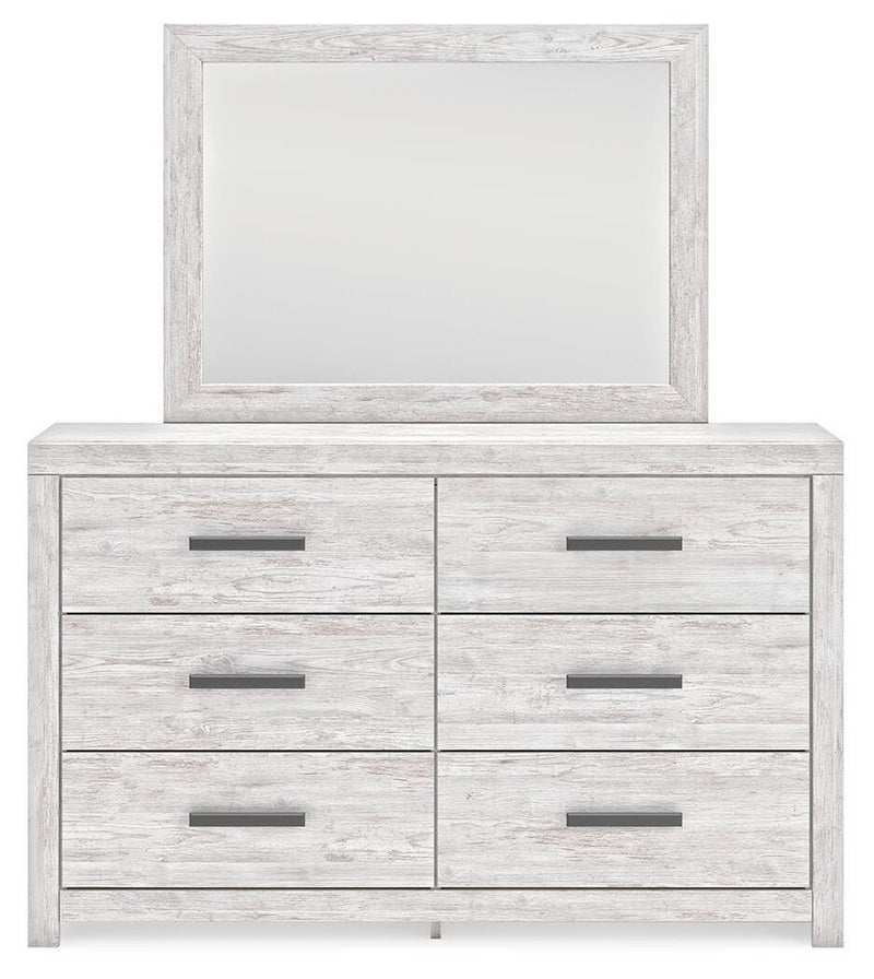 Cayboni Queen Panel Bed, Dresser, Mirror and Nightstand