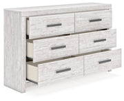 Cayboni Full Panel Bed, Dresser and Nightstand