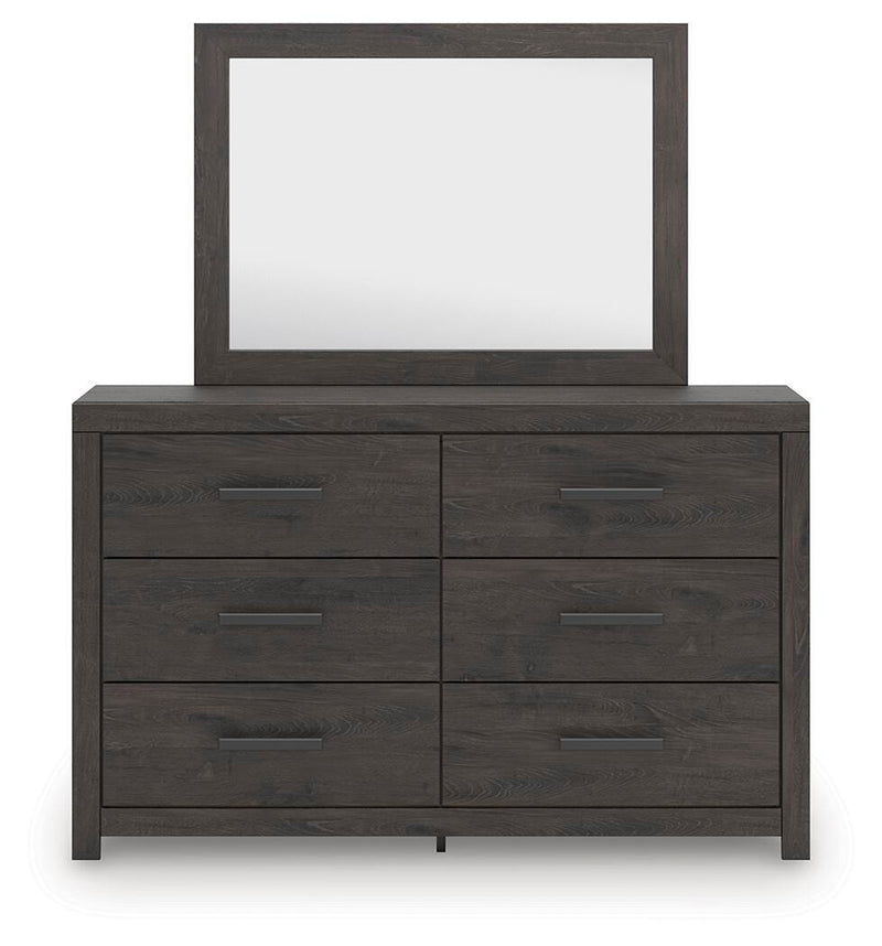 Prendonea Queen Panel Bed, Dresser and Mirror