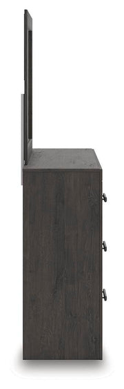 Prendonea Full Panel Bed, Dresser and Mirror