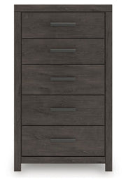 Prendonea Full Panel Bed, Dresser, Mirror, Chest and Nightstand