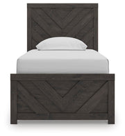 Prendonea Twin Panel Bed, Dresser and Mirror