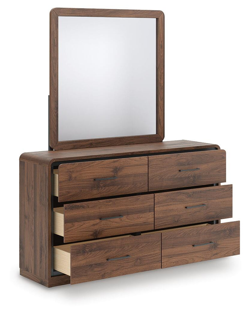 Fortlorn Queen Panel Bed, Dresser and Mirror