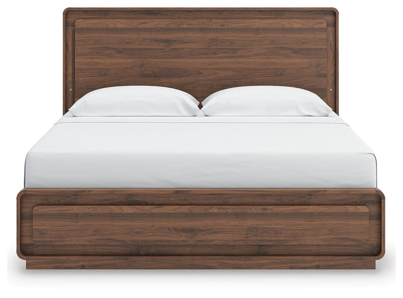 Fortlorn King Panel Bed, Dresser, Mirror and Nightstand