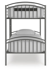 Lanceburg Twin over Twin Bunk Bed and 2 Mattresses