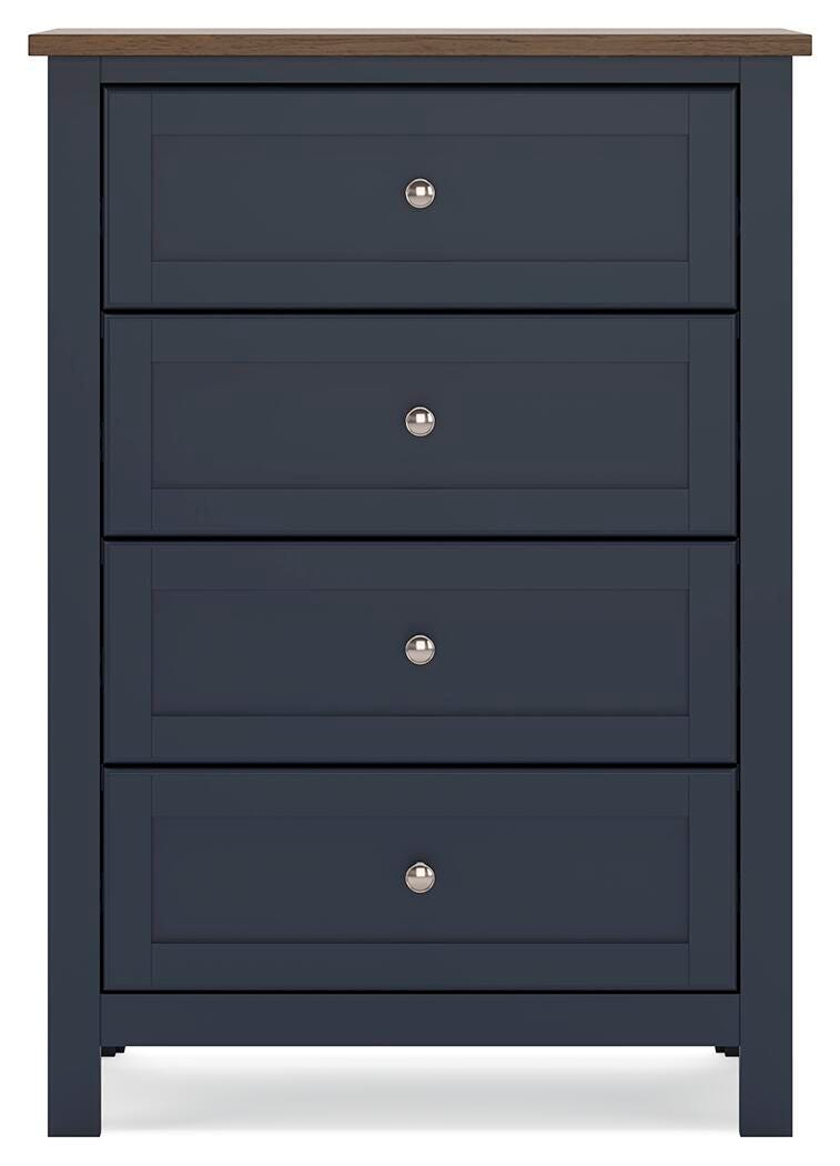 Landocken Twin Panel Bed, Chest and Nightstand