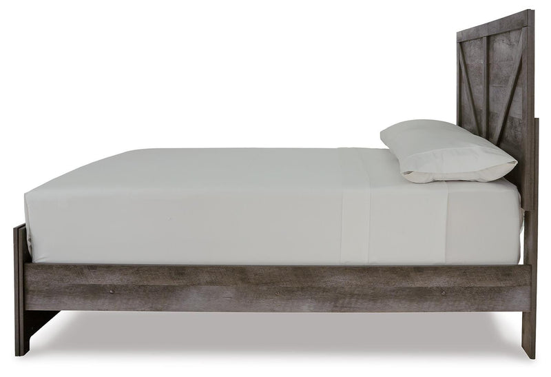 Wynnlow Full Crossbuck Panel Bed, Dresser and Mirror