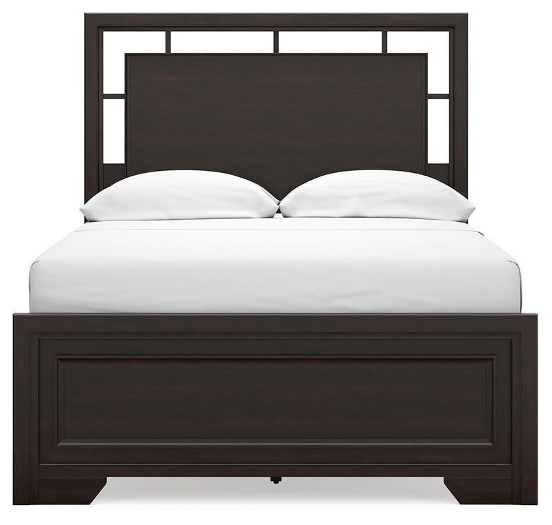 Covetown Full Panel Bed, Chest and Nightstand