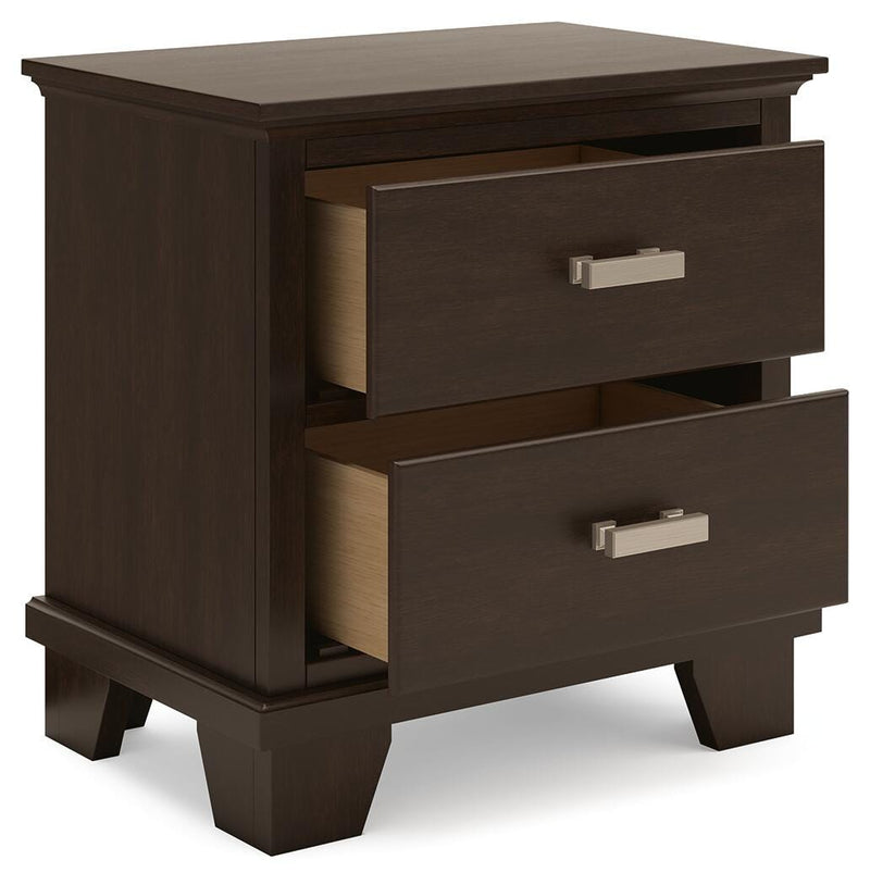 Covetown King Panel Bed, Dresser, Mirror and Nightstand