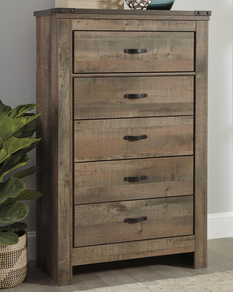 Trinell Twin Storage Bed, Chest and Nightstand