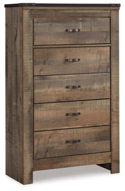 Trinell Dresser, Chest and Nightstand