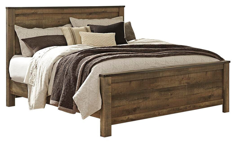 Trinell King Panel Bed, Dresser, Mirror and Nightstand