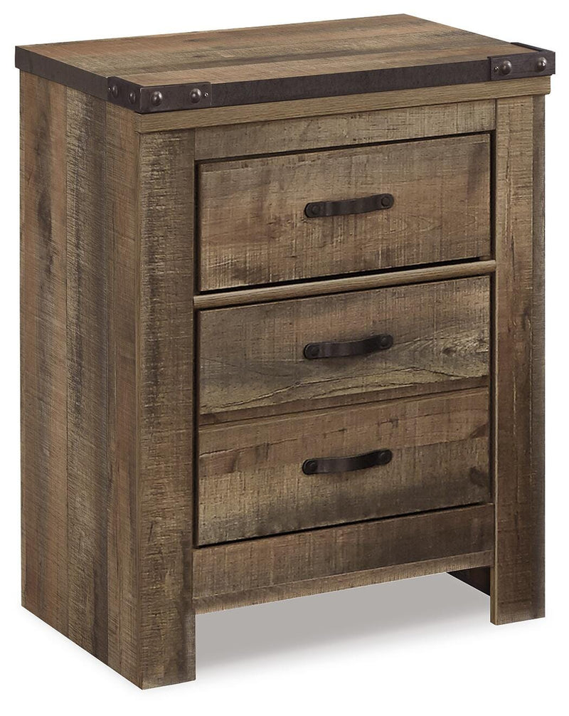 Trinell King Panel Bed, Dresser, Mirror and 2 Nightstands