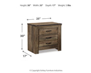 Trinell King Panel Bed, Dresser, Mirror and 2 Nightstands