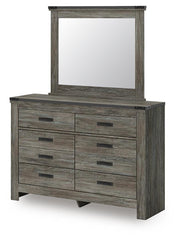 Frandern Full Panel Bed, Dresser and Mirror