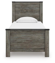 Frandern Twin Panel Bed, Dresser and Mirror