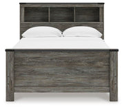 Frandern Full Bookcase Bed, Dresser and Mirror