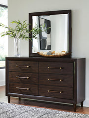 Dantenton Queen Panel Bed, Dresser and Mirror