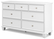 Fortman Full Panel Bed, Dresser and Nightstand