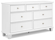 Fortman Full Panel Bed, Dresser and Nightstand